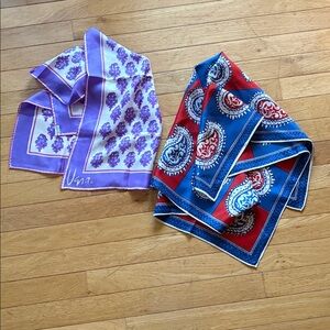 Vintage Vera Silk Scarfs (2)